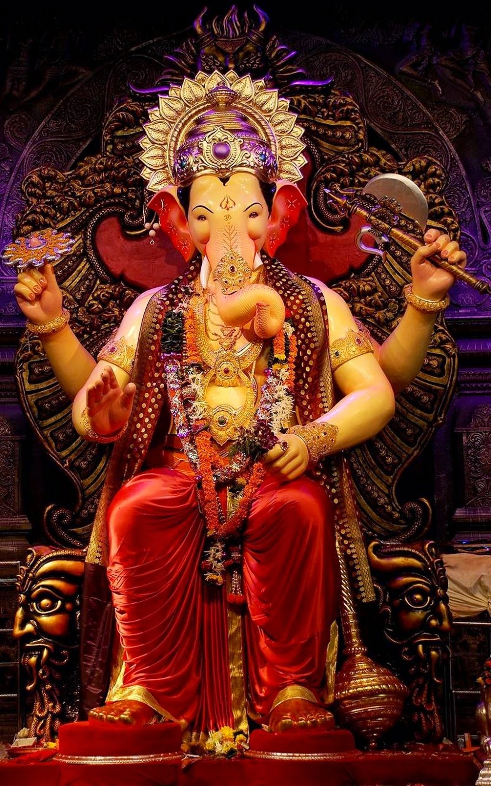 God Ganapathi Hd Wallpaper - Mumbai , HD Wallpaper & Backgrounds