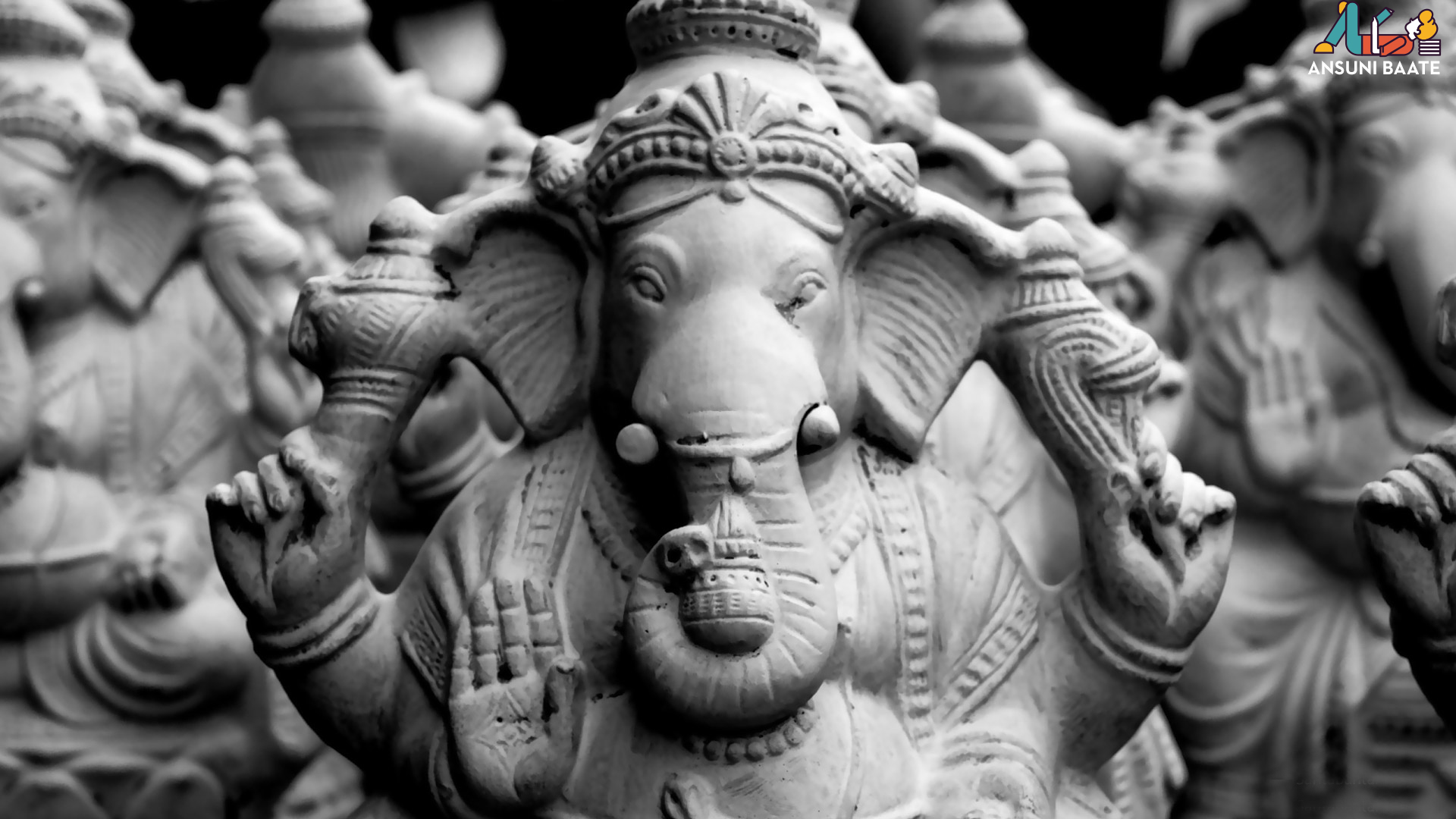 Ganapathi Wallpaper Download For Desktop गणपति वॉलपेपर - Clay Ganesh Hd , HD Wallpaper & Backgrounds