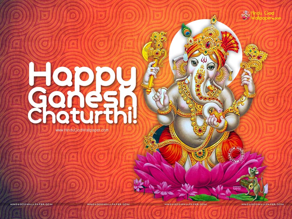 Happy Ganesh Chaturthi Wallpaper - Happy Ganesh Chaturthi 2018 , HD Wallpaper & Backgrounds