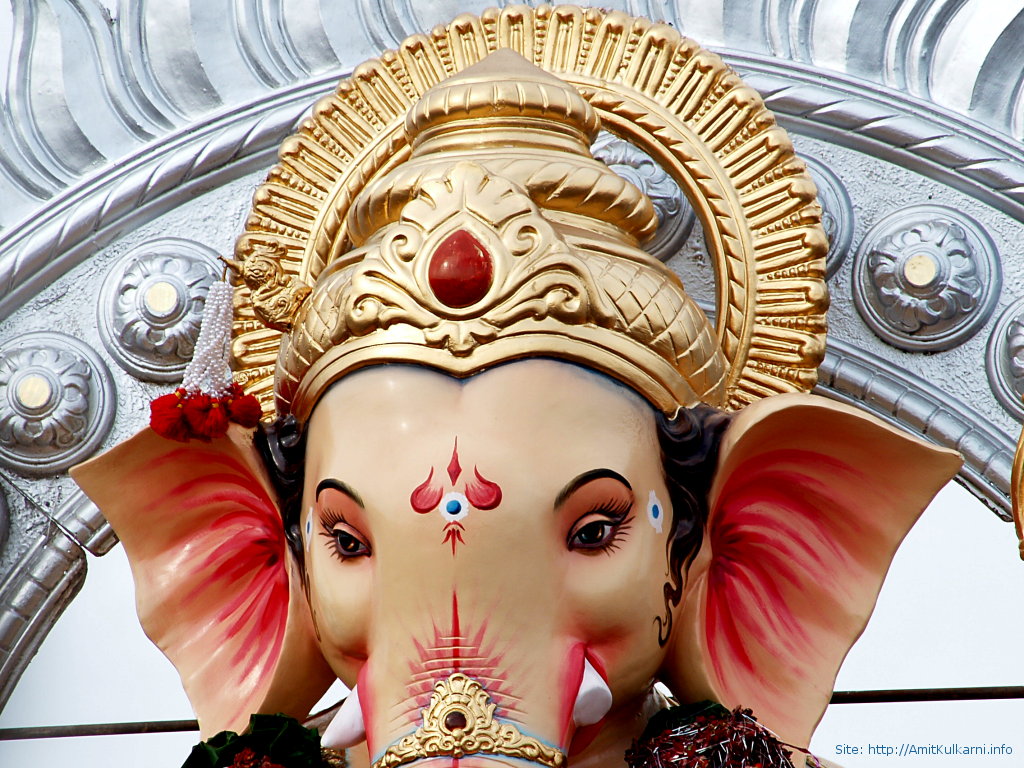 New Ganpati Wallpaper - Anant Chaturthi Chya Hardik Shubhechha , HD Wallpaper & Backgrounds