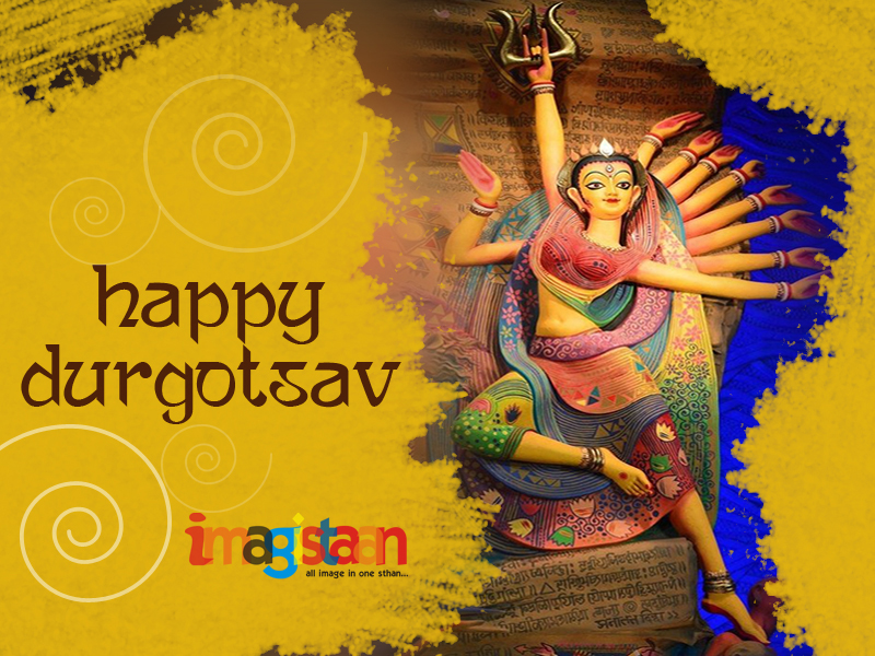 Best Durgapuja Greetings Image - Poster , HD Wallpaper & Backgrounds