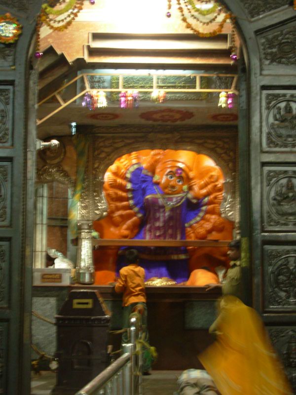 Saptashrungi Mata Saptashrung Temple Images Saptashrung - Saptashrungi Mata Ji , HD Wallpaper & Backgrounds