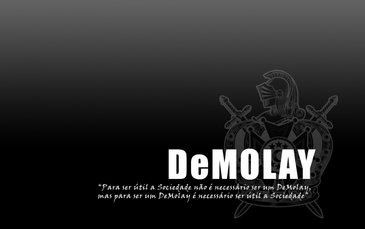 Original Ordem Demolay Wallpapers - Demolay Emblem Black White , HD Wallpaper & Backgrounds