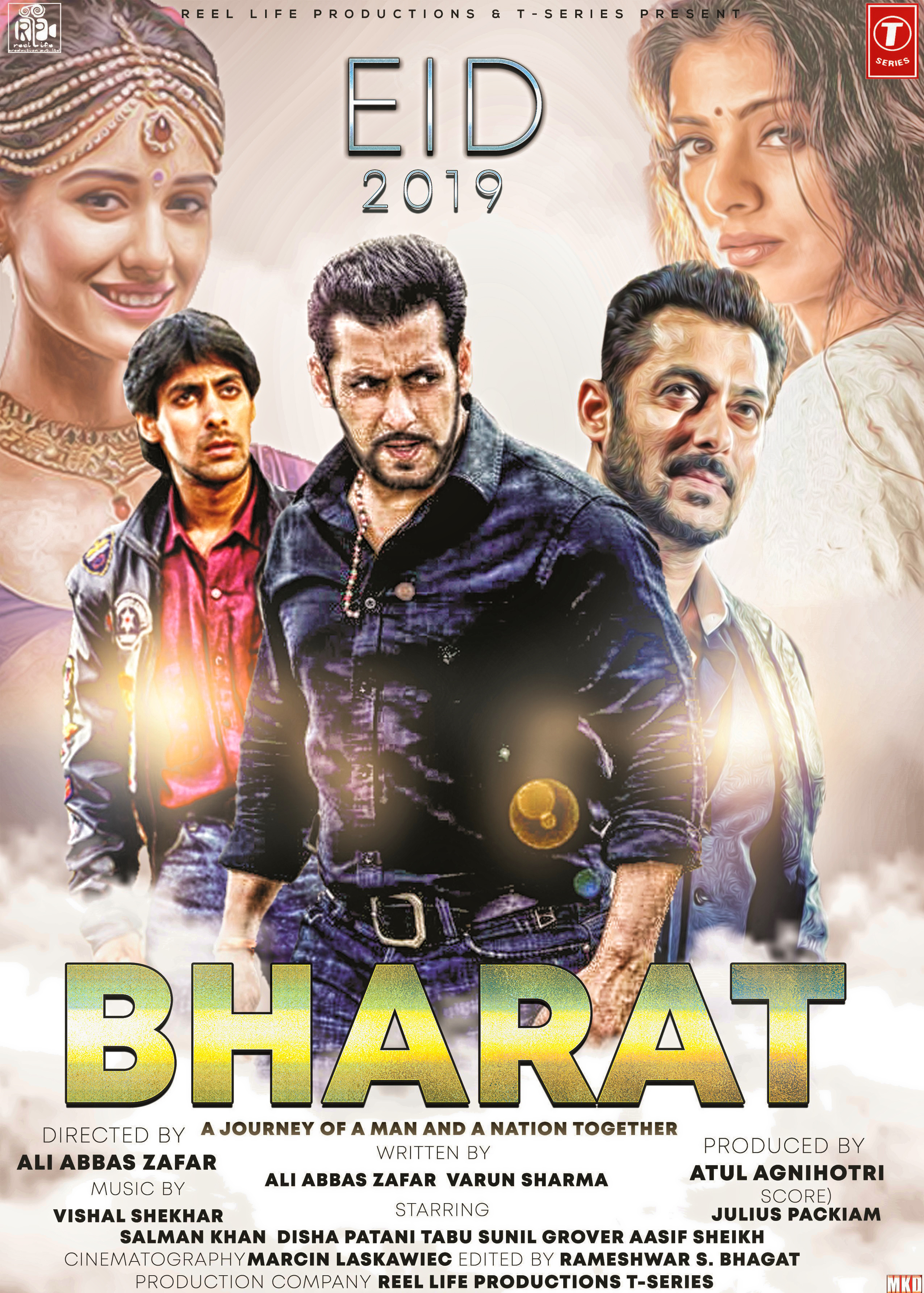 Bharat Poster Salman Khan , HD Wallpaper & Backgrounds