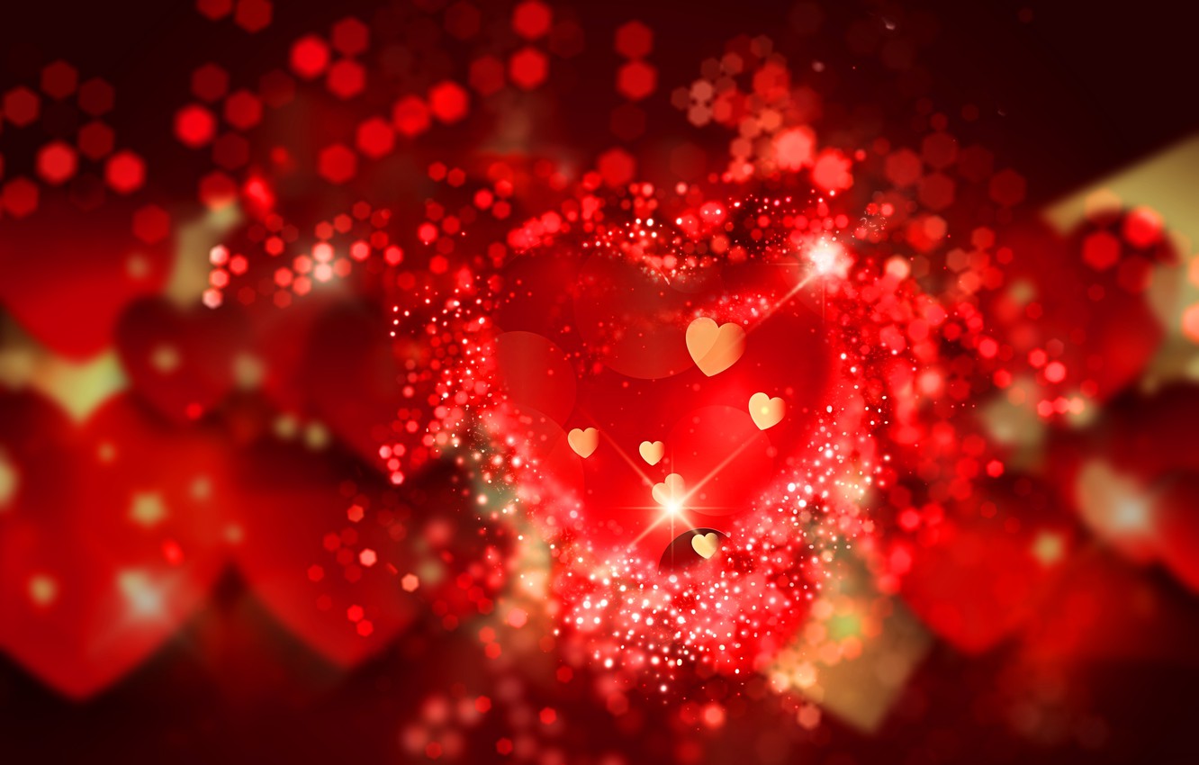 Photo Wallpaper Hearts, Red, Love, Background, Romantic, - متن زیبا برای تولد مادرم , HD Wallpaper & Backgrounds