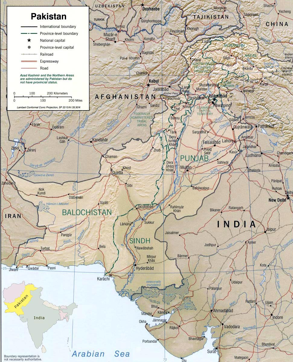 Large Map Of Pakistan - High Resolution Pakistan Map , HD Wallpaper & Backgrounds