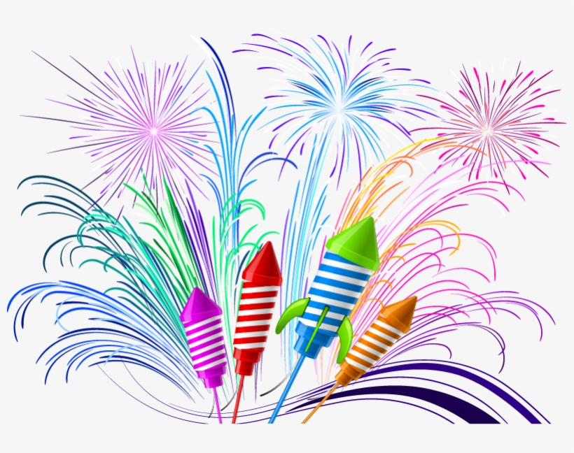 Diwali Crackers Png Free Download - Diwali Design Vector Png , HD Wallpaper & Backgrounds