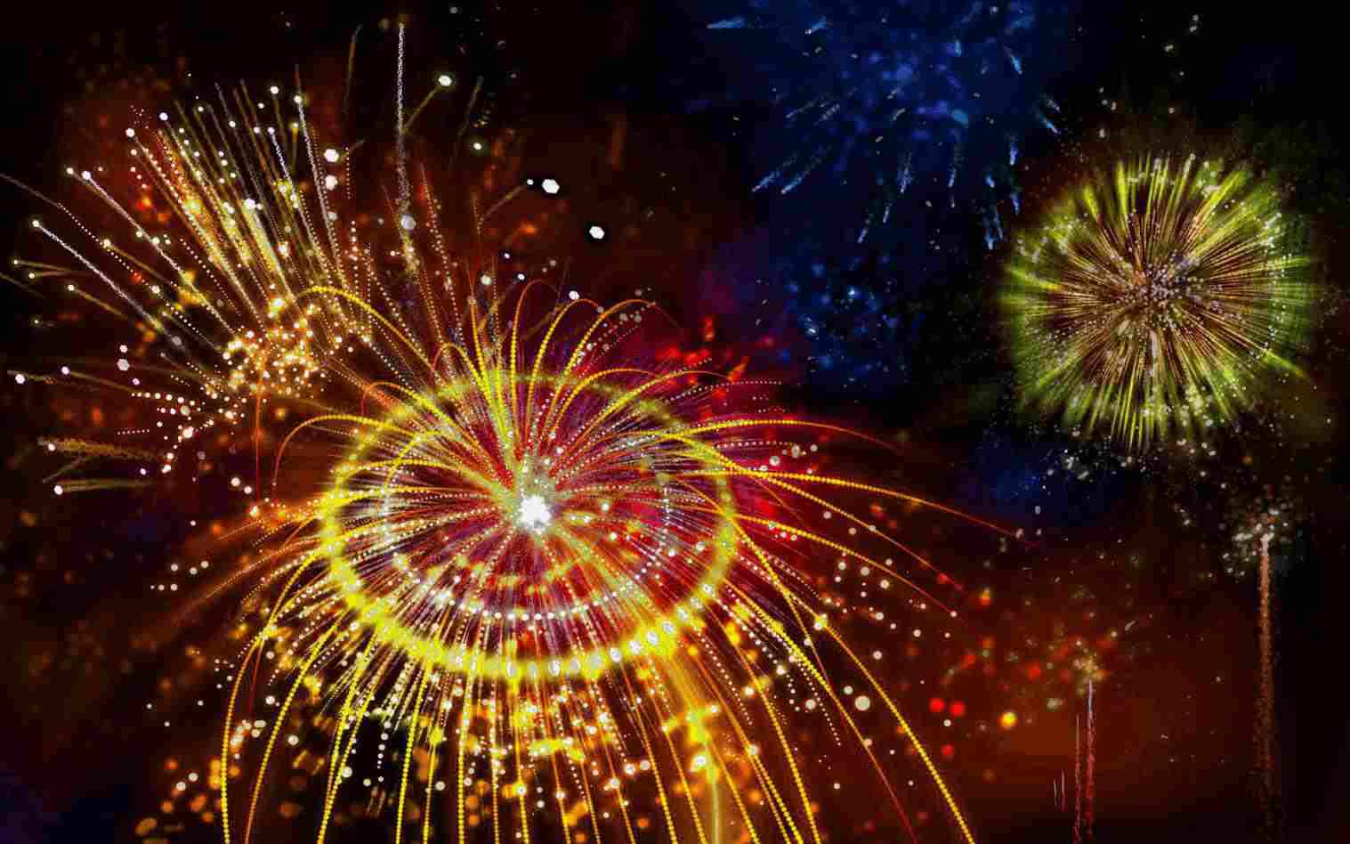 Moving Animated Fireworks Gif , HD Wallpaper & Backgrounds