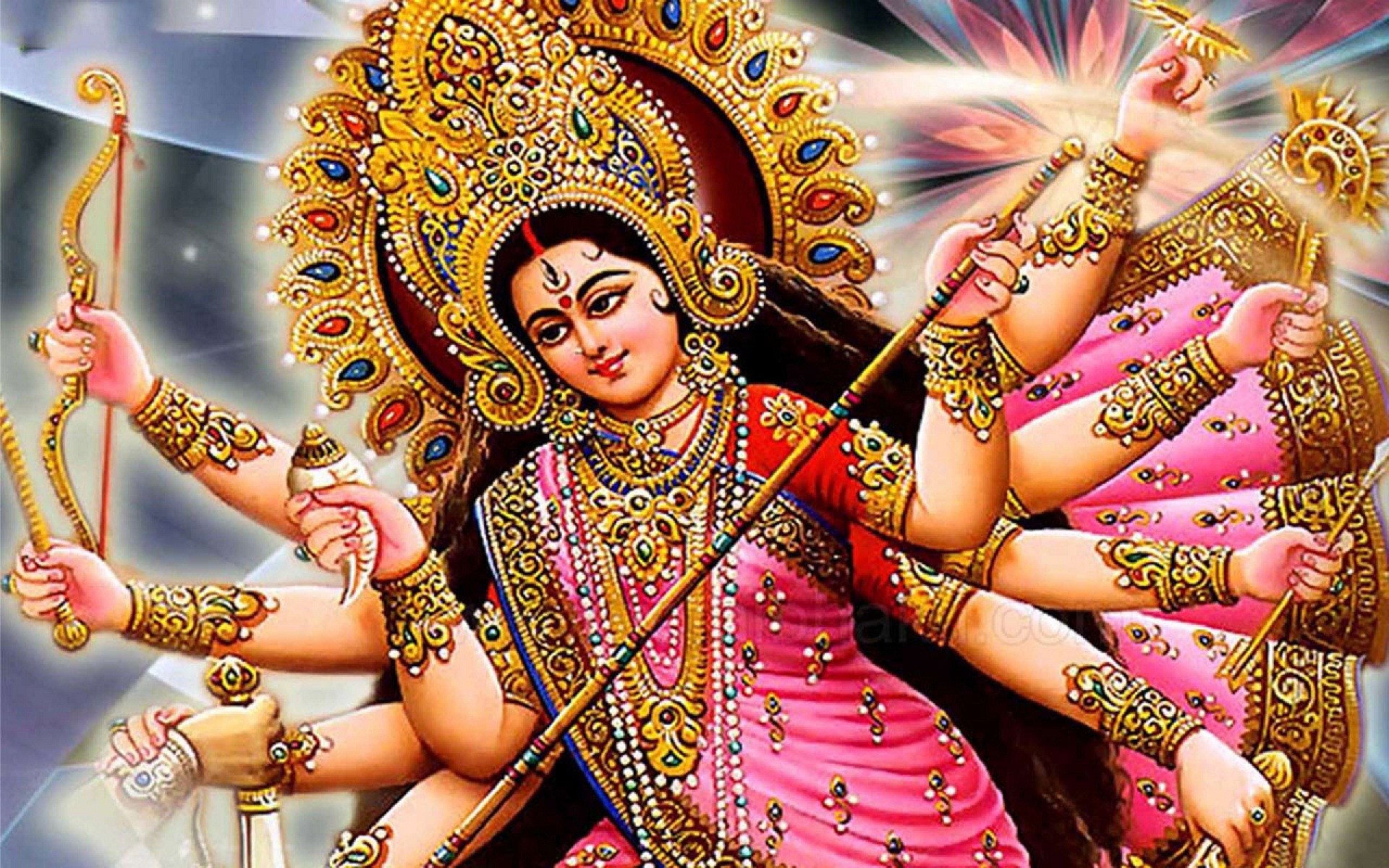 Maa Durga Ambe Aradhana Festival Hd Wallpapers Rocks - God Maa Durga Hd , HD Wallpaper & Backgrounds