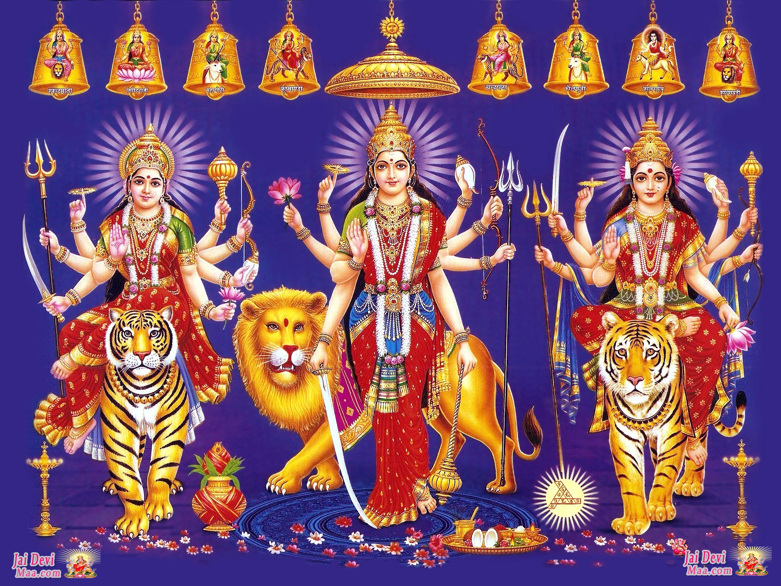 Download Wallpaper Of Size 1600 10 Jai Mata Di Hd Hd Wallpaper Backgrounds Download