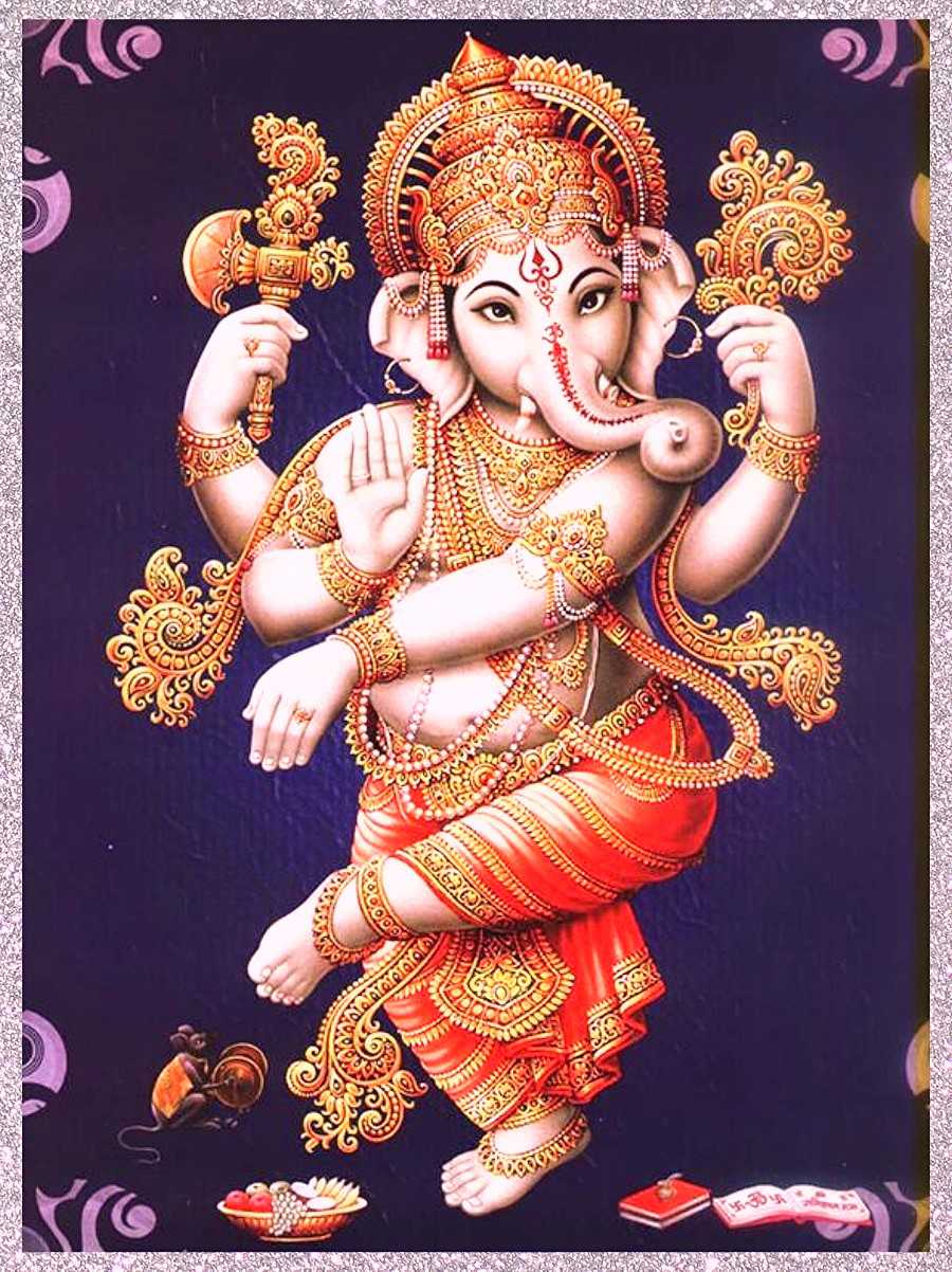 Lord Ganesha Hd Wallpapers P - Lord Ganesha Dancing Images Hd , HD Wallpaper & Backgrounds
