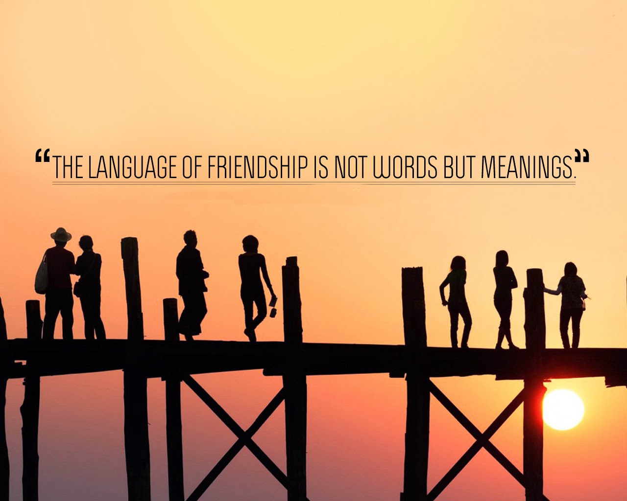 Friendship Thoughts Wallpapers - Friendship Quotes In One Word , HD Wallpaper & Backgrounds