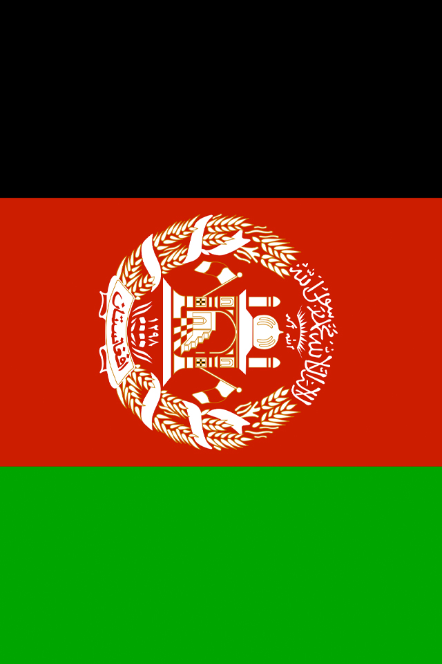 Iphone 4/4s - Flag Of Afghanistan , HD Wallpaper & Backgrounds