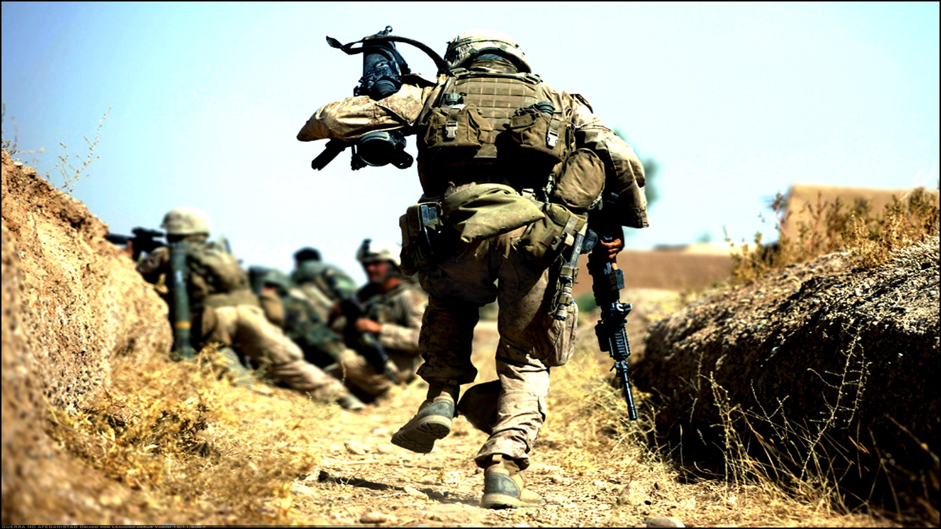 Afghanistan War Soldier Picture Wallpaper - Afghanistan Soldiers , HD Wallpaper & Backgrounds