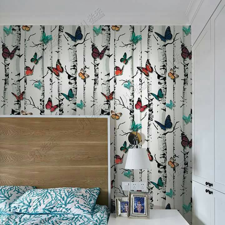 Hi,i Supply And Install Wallpapers,3d Wall Panel And - Butterfly Wallpaper Interior Design , HD Wallpaper & Backgrounds