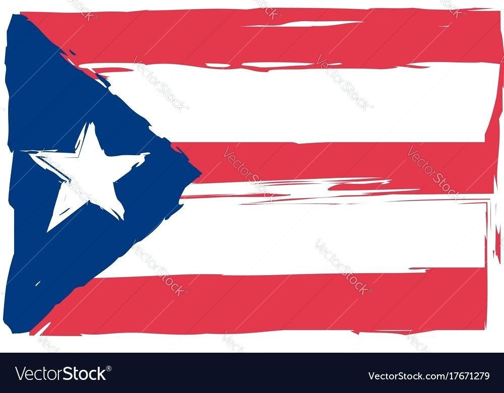 Puerto Rician Flag Grunge Flag Or Banner Vector Image - Happy New Year Card , HD Wallpaper & Backgrounds