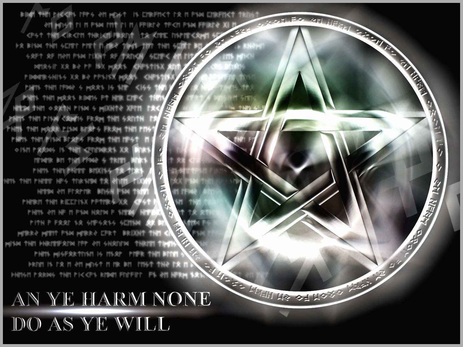 Celtic Knot Wallpaper Border Pleasant Free Wiccan Wallpapers - Pentacle Wallpaper 1024 , HD Wallpaper & Backgrounds