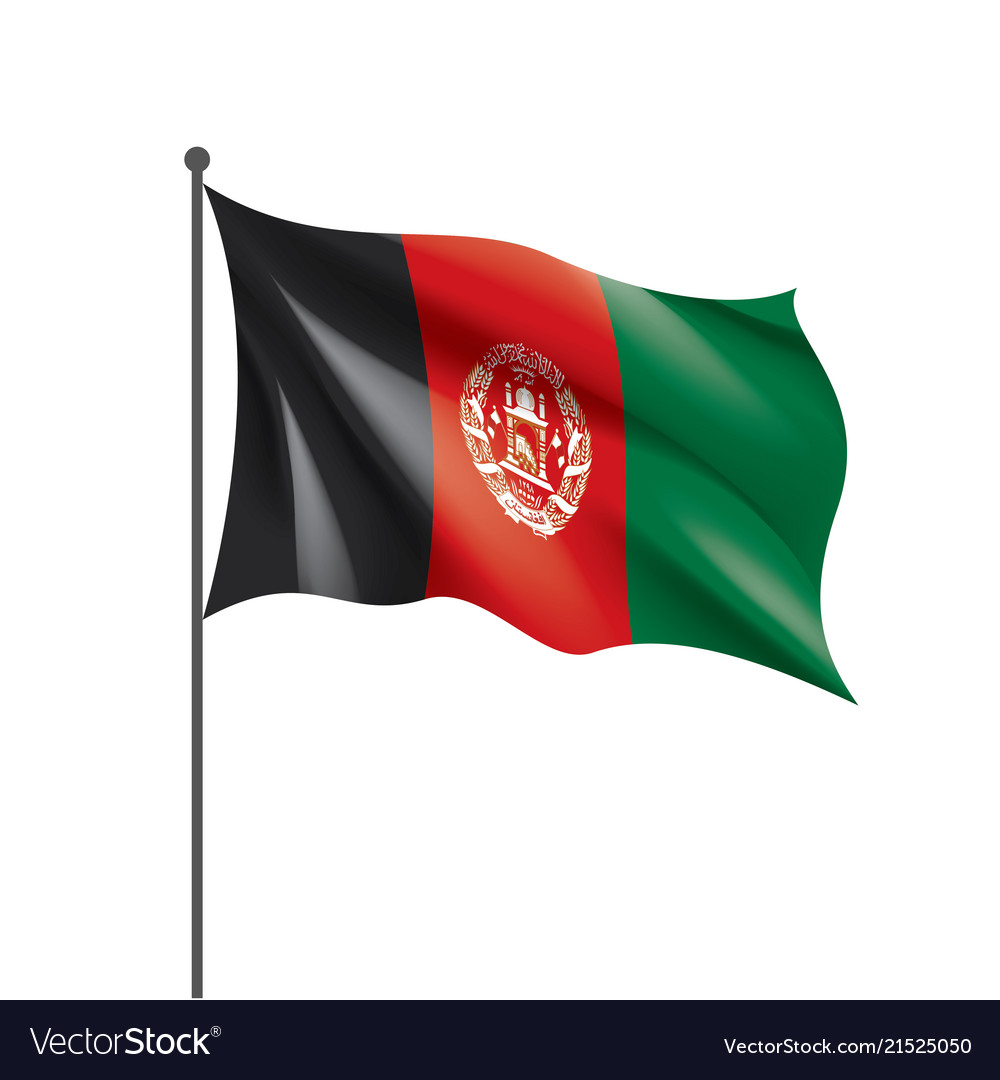 Afghanistan Flag On A White Vector Image - East Timor Flag East Transparent Background , HD Wallpaper & Backgrounds