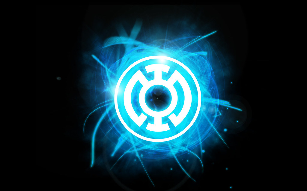 Blue Lantern Corp Wallpaper - Blue Lantern Flash Logo , HD Wallpaper & Backgrounds