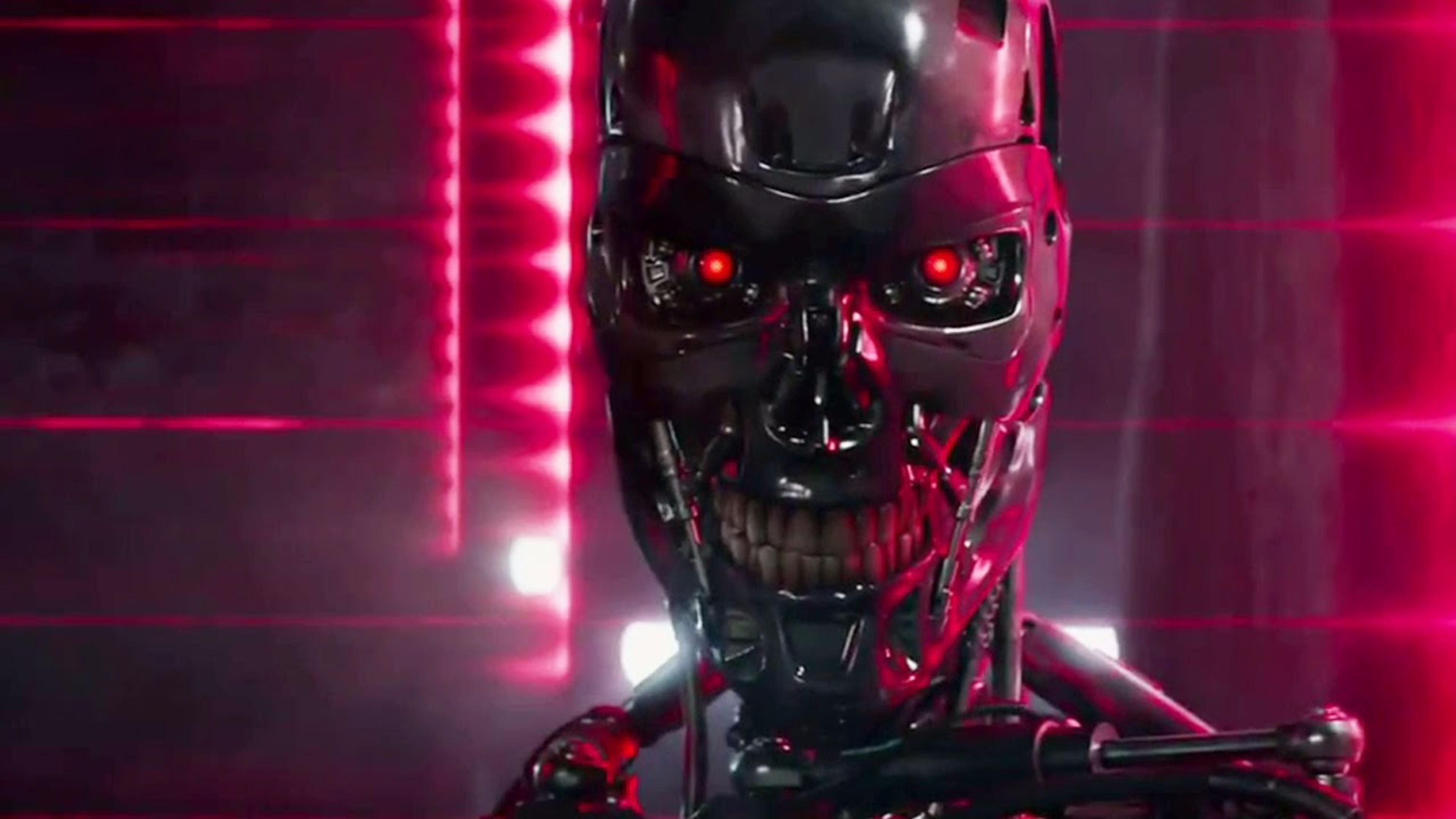 Movie Review Terminator Genisys Wallpaper - Terminator Genisys Robot , HD Wallpaper & Backgrounds