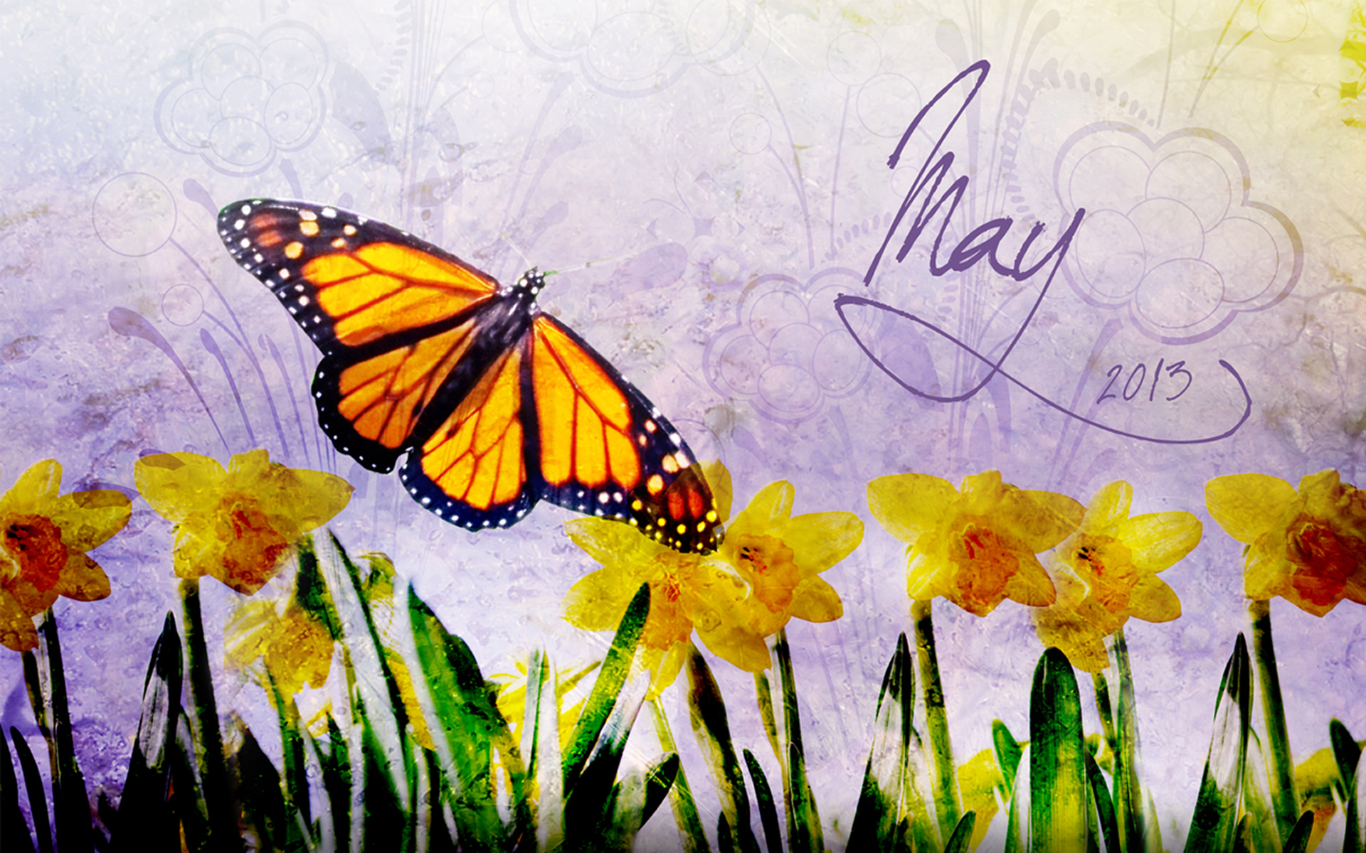 1920×1200 - May Flowers Wallpaper Desktop , HD Wallpaper & Backgrounds