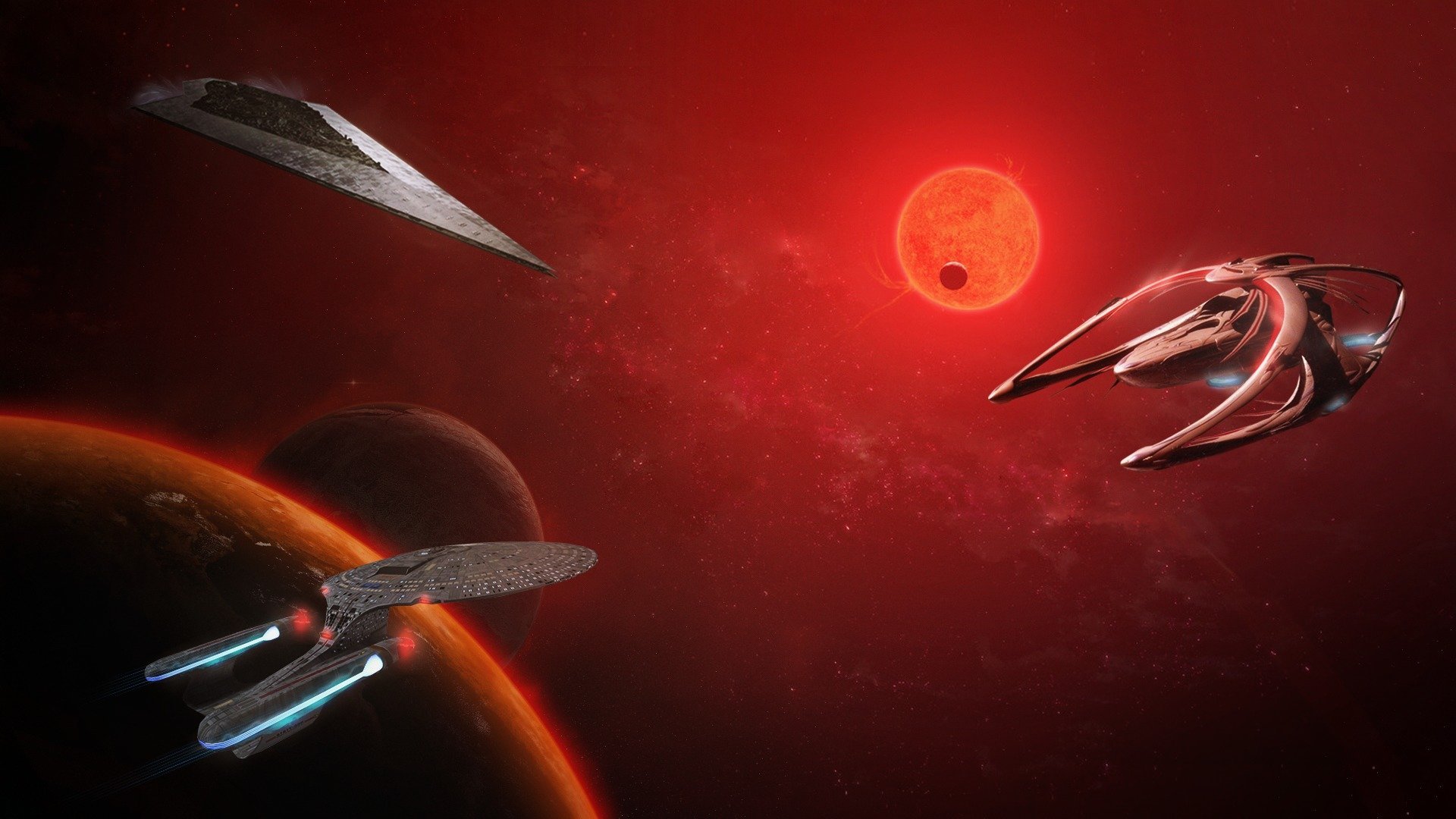 Star Trek Andromeda Wars Uss Enterprise Ncc 1701 D - Andromeda Ascendant Wallpaper Hd , HD Wallpaper & Backgrounds