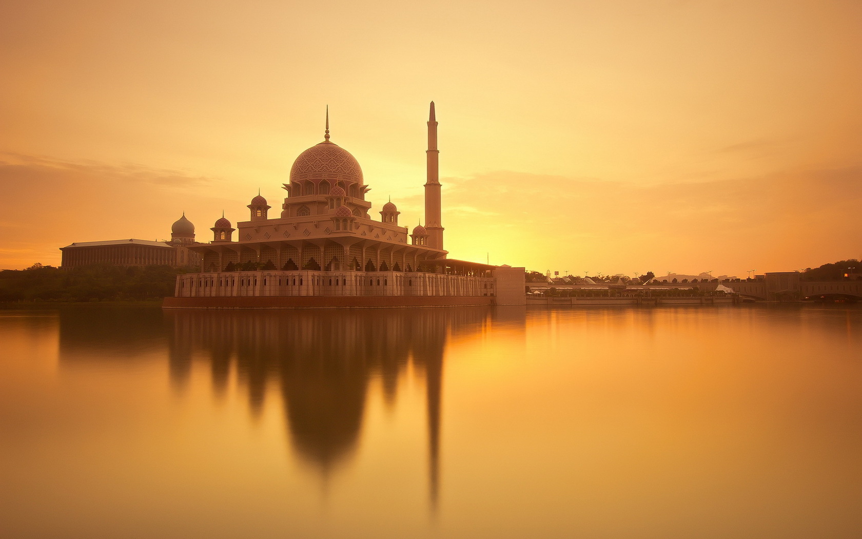 Putra Mosque , HD Wallpaper & Backgrounds
