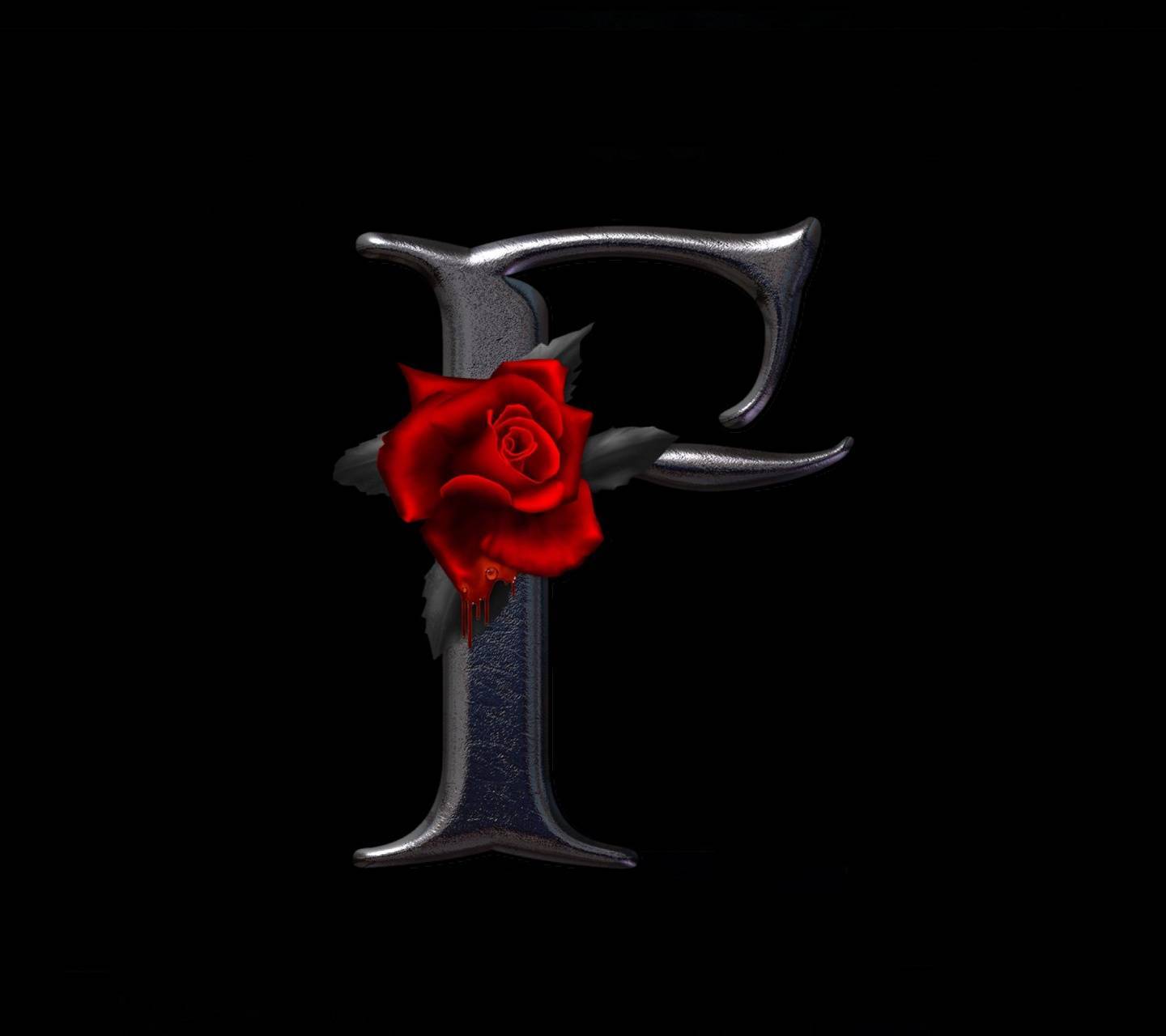 Letter F Wallpapers Wallpaper Cave - Letter F With A Rose , HD Wallpaper & Backgrounds