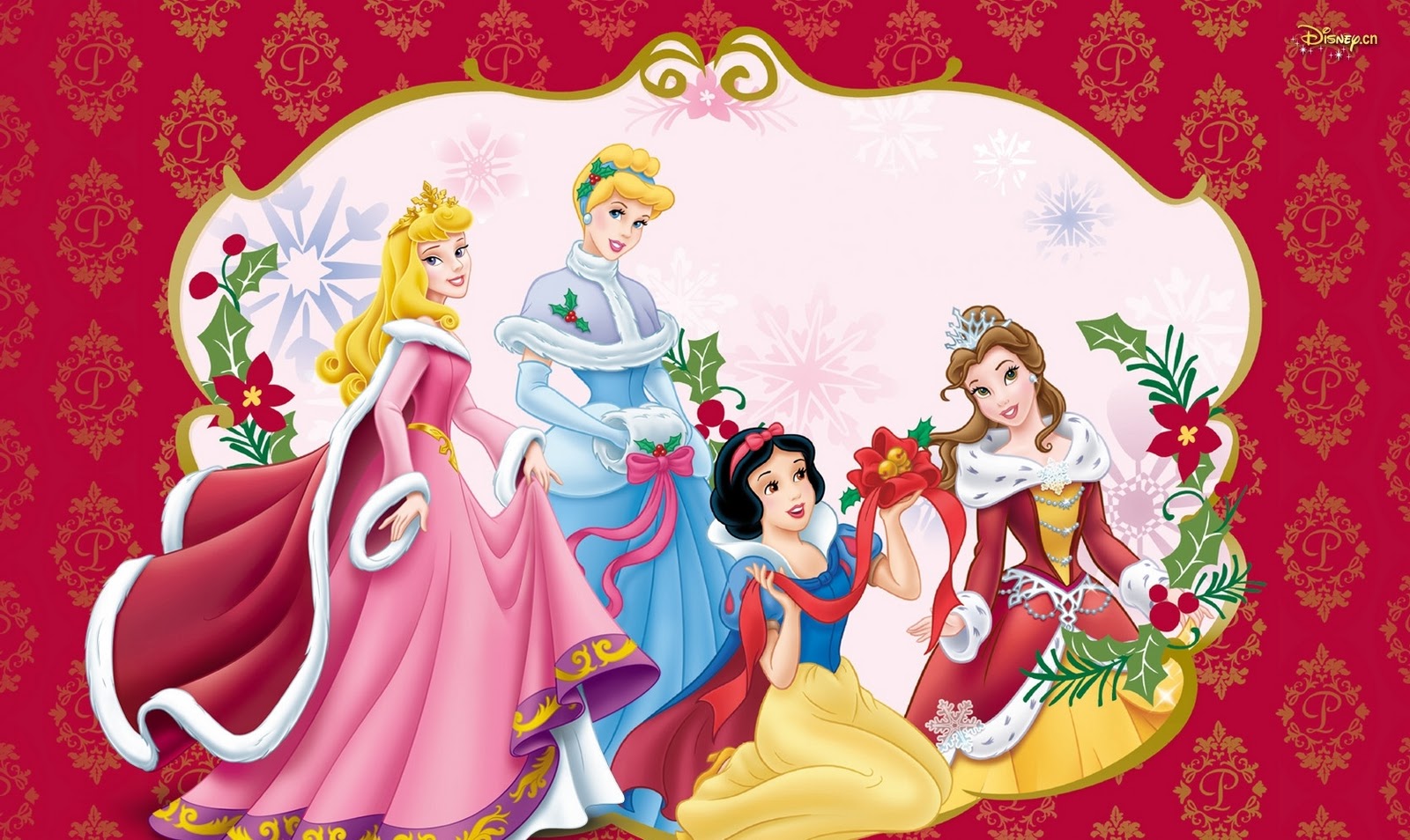 Wallpaper Animasi Dan Kartun - Disney Princess Cartoon Background , HD Wallpaper & Backgrounds