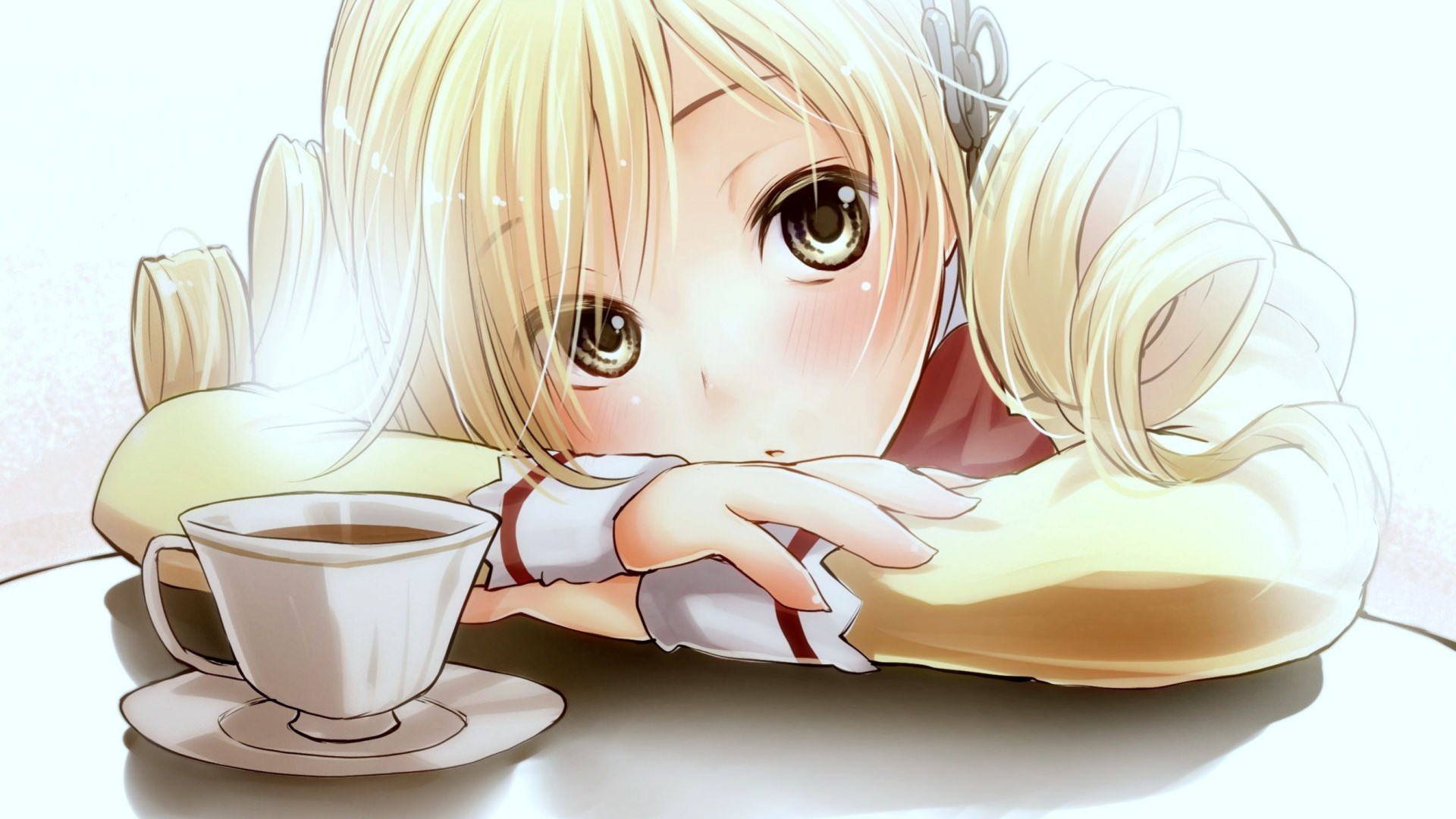 Wallpaper Anime Jepang 61 Free Download Techpresentations - Cute Anime Coffee Girl , HD Wallpaper & Backgrounds