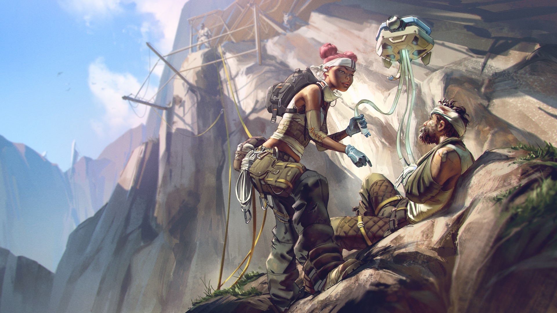 Apex Legends Lifeline - Apex Legends Wallpaper Hd , HD Wallpaper & Backgrounds