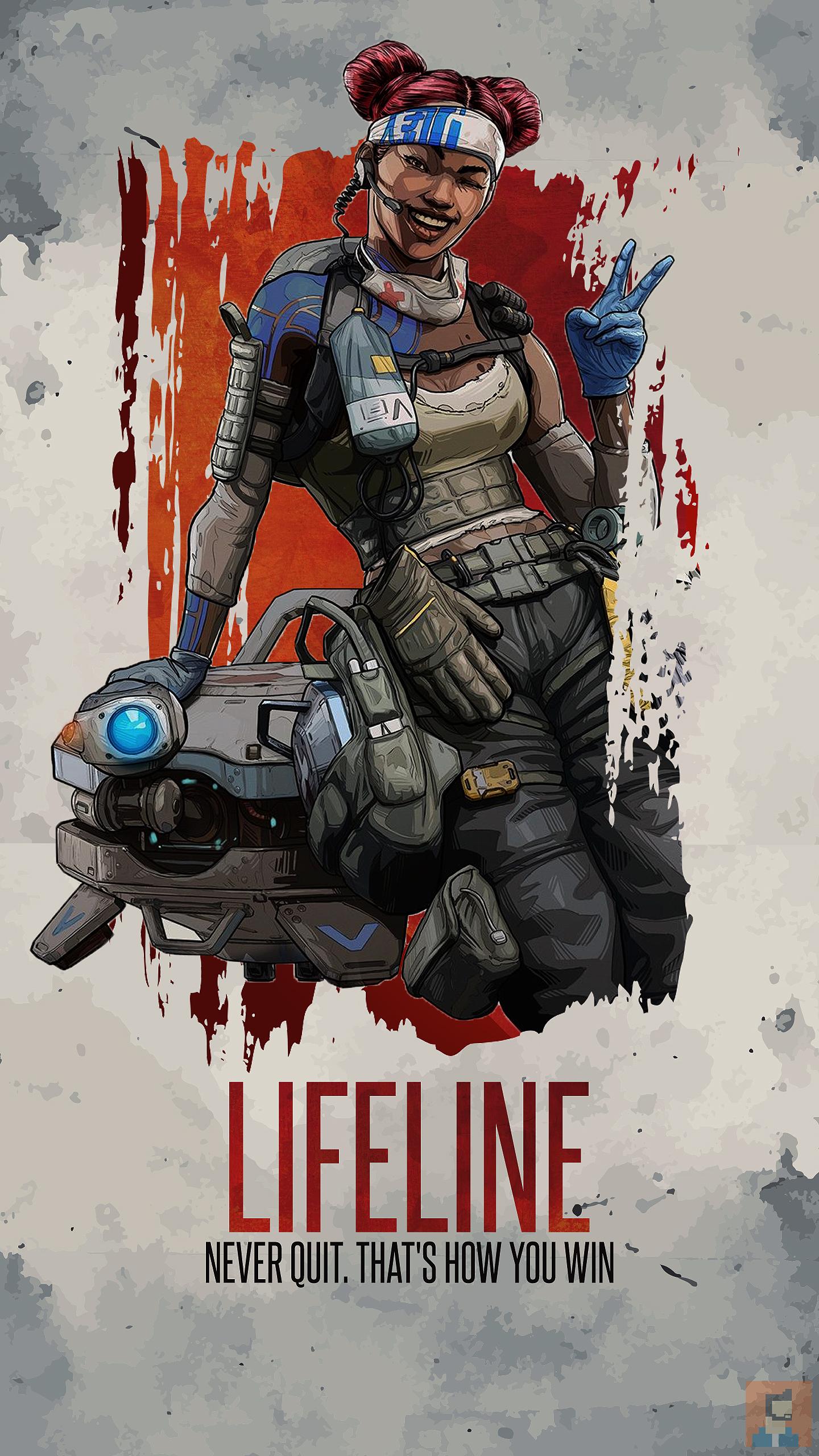 Creativelifeline Phone Wallpaper - Lifeline Wallpaper Apex Legends , HD Wallpaper & Backgrounds