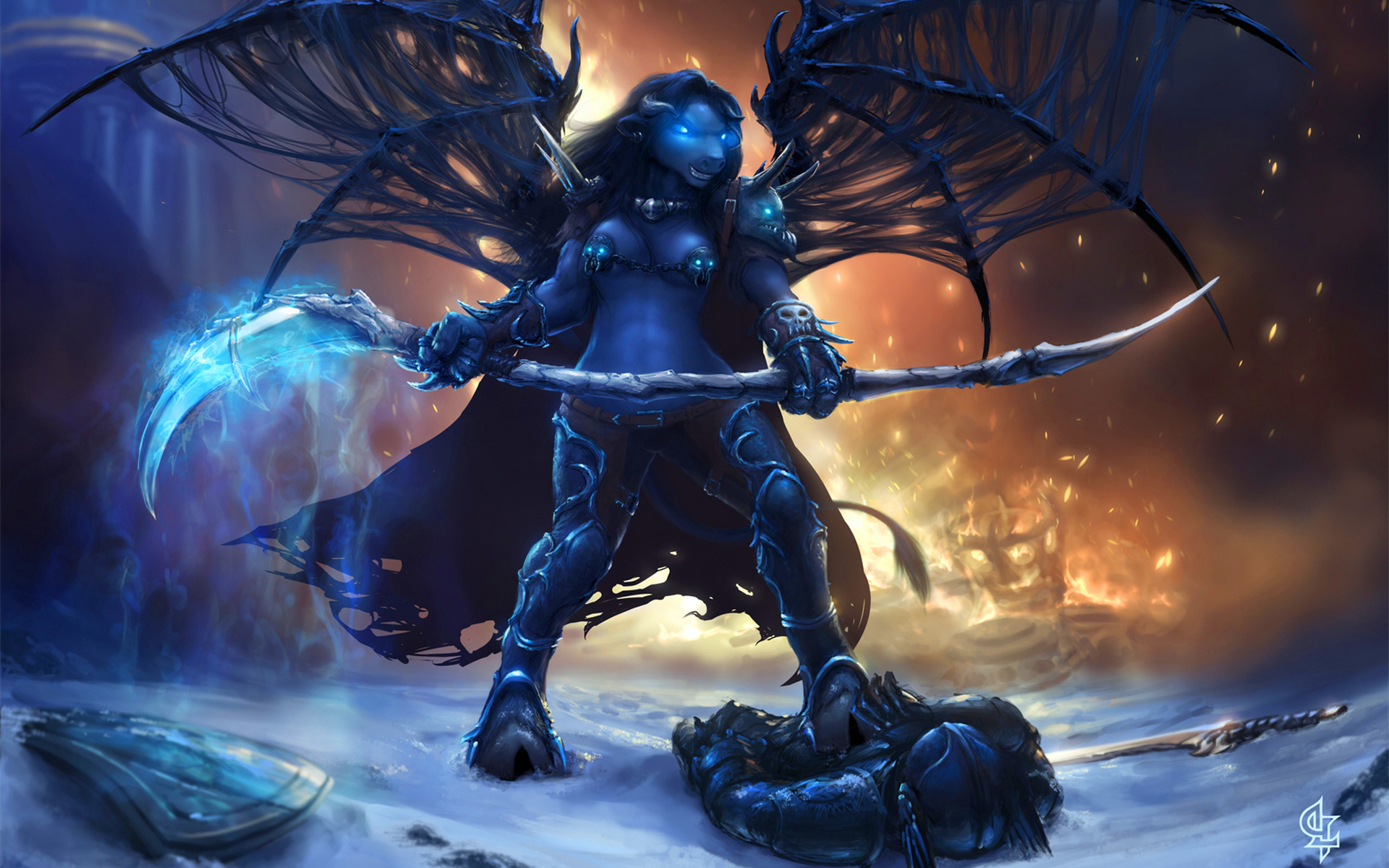 Timeline - World Of Warcraft Death Knight Fan Art , HD Wallpaper & Backgrounds