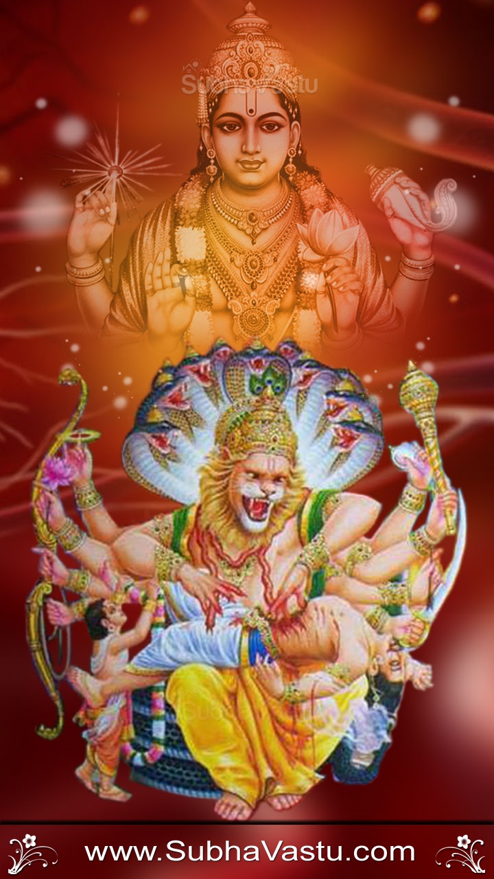 Narasimha Wallpaper - Narasimha God , HD Wallpaper & Backgrounds