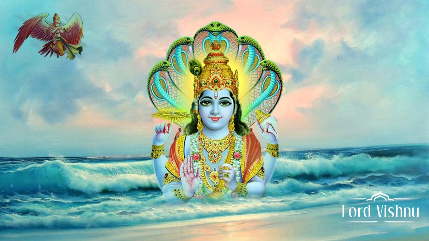 Lord Vishnu Images Hd - Vishnu , HD Wallpaper & Backgrounds