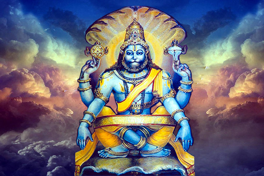 Sri Nrisimha Kavacha Spoken By Lord Brahma - Lord Narasimha , HD Wallpaper & Backgrounds
