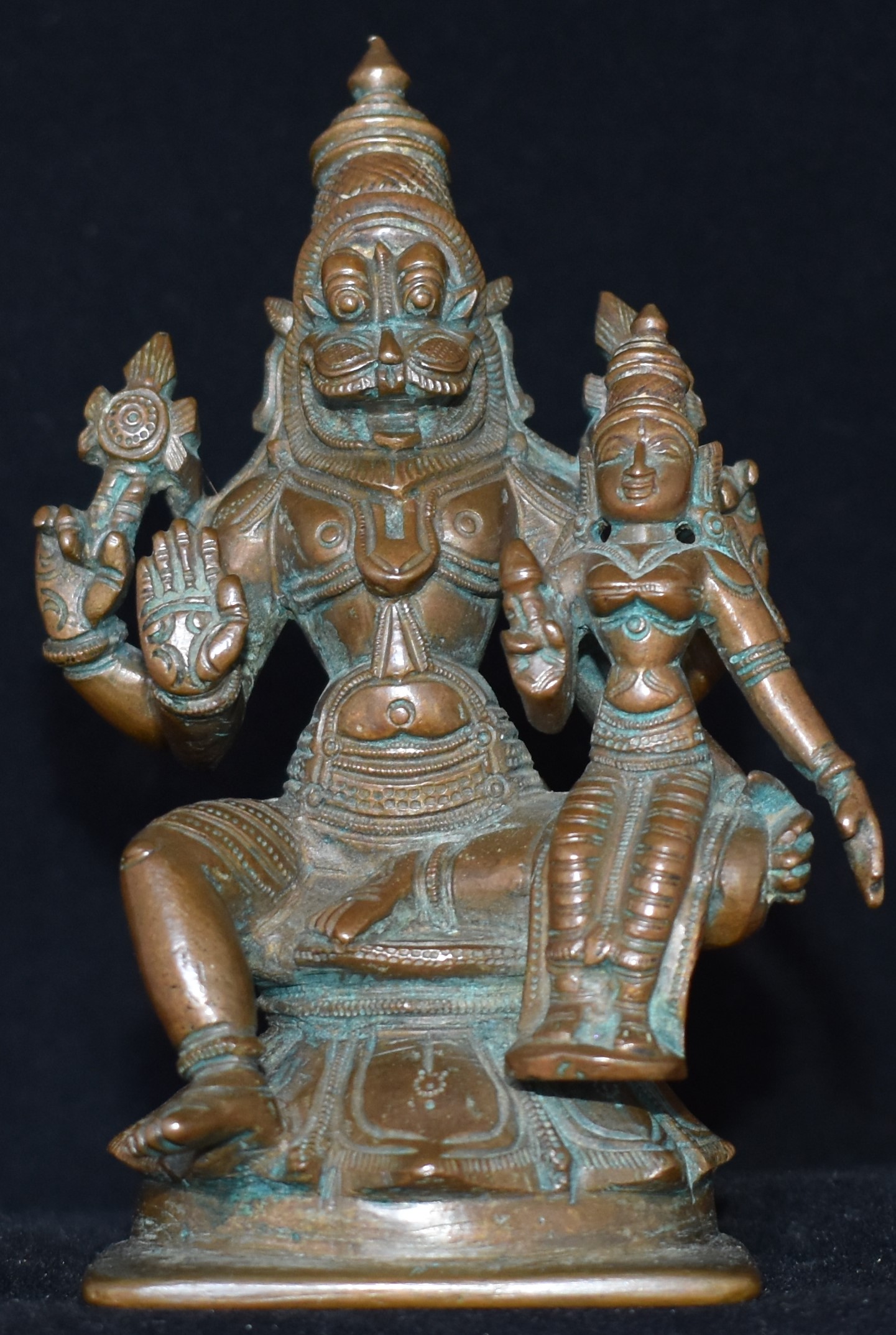 Lakshmi Narasimha - Bronze Sculpture , HD Wallpaper & Backgrounds