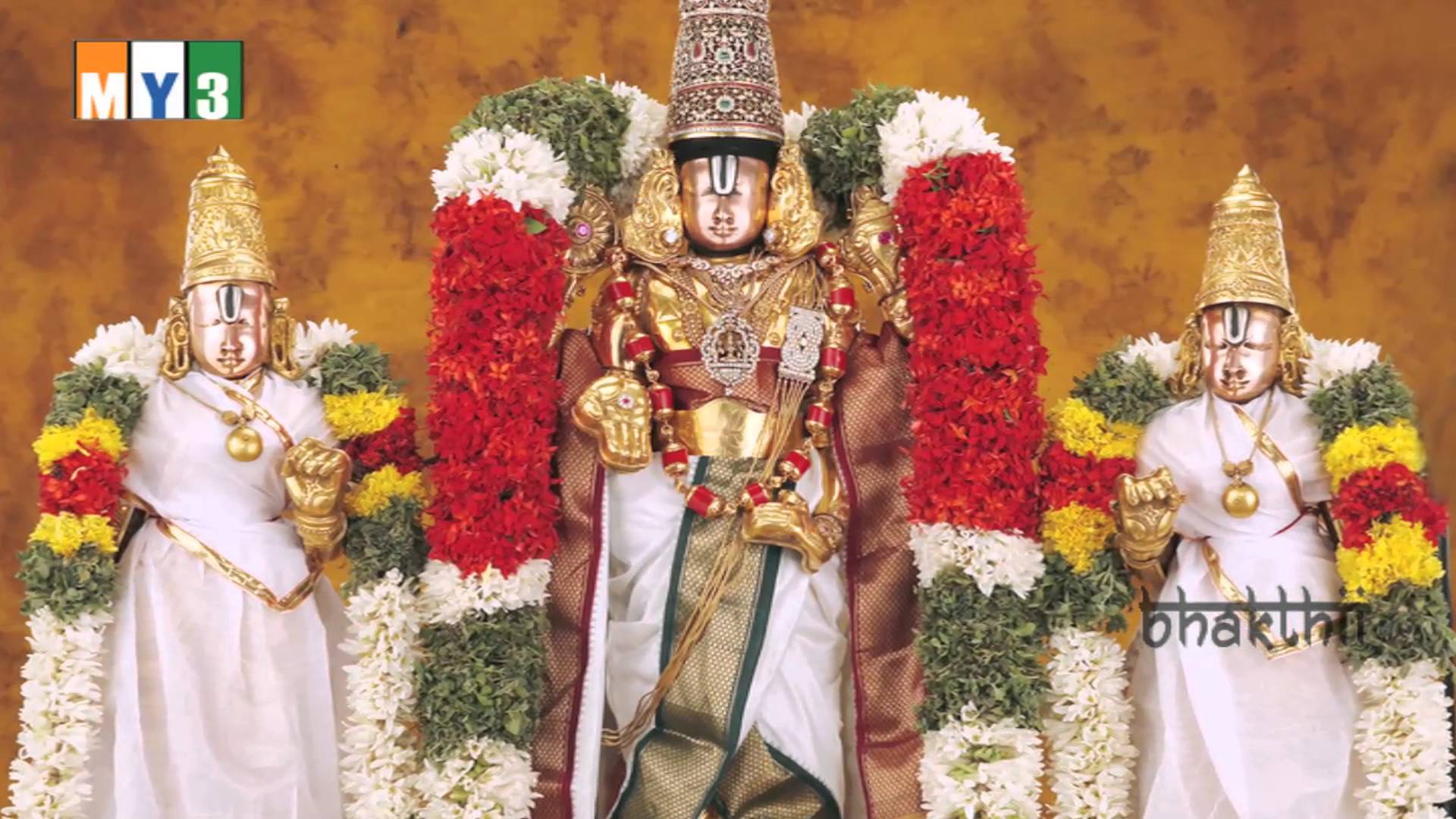 Lord Venkateswara Hd Wallpapers - Lord Venkateswara Sridevi Bhudevi , HD Wallpaper & Backgrounds