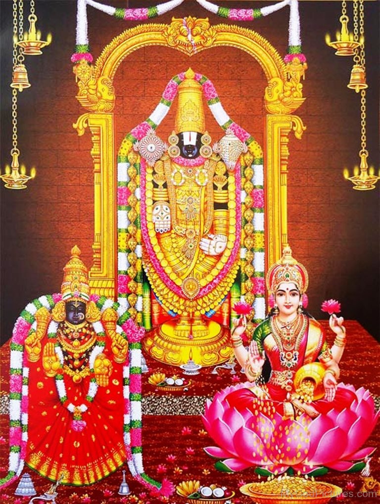 Swami Venkateswara With Tirupathi And Lakshmi - Hindu God Images Balaji , HD Wallpaper & Backgrounds