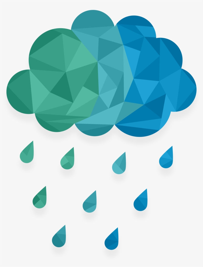 Rain Cloud Wallpaper - Clouds Rain Vector , HD Wallpaper & Backgrounds