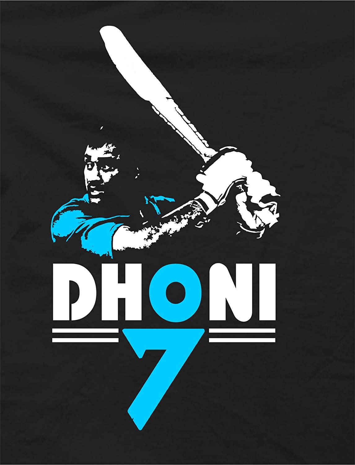 Riddhi Siddhi Graphics M S Dhoni T-shirt - Ms Dhoni T Shirt , HD Wallpaper & Backgrounds