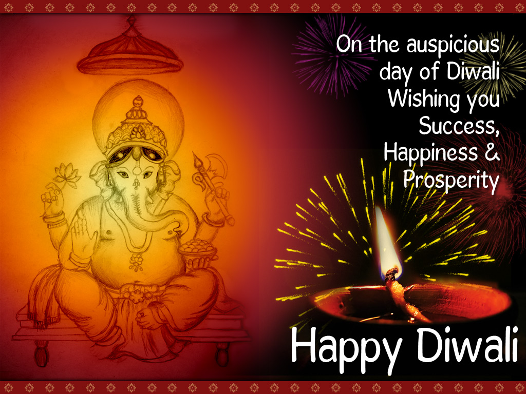Deepawali Ke Wallpaper - Happy Diwali Beautiful Wishes , HD Wallpaper & Backgrounds