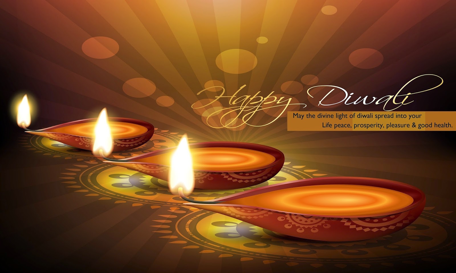 Happy Diwali Ke Wallpaper - Happy Diwali With Diye , HD Wallpaper & Backgrounds