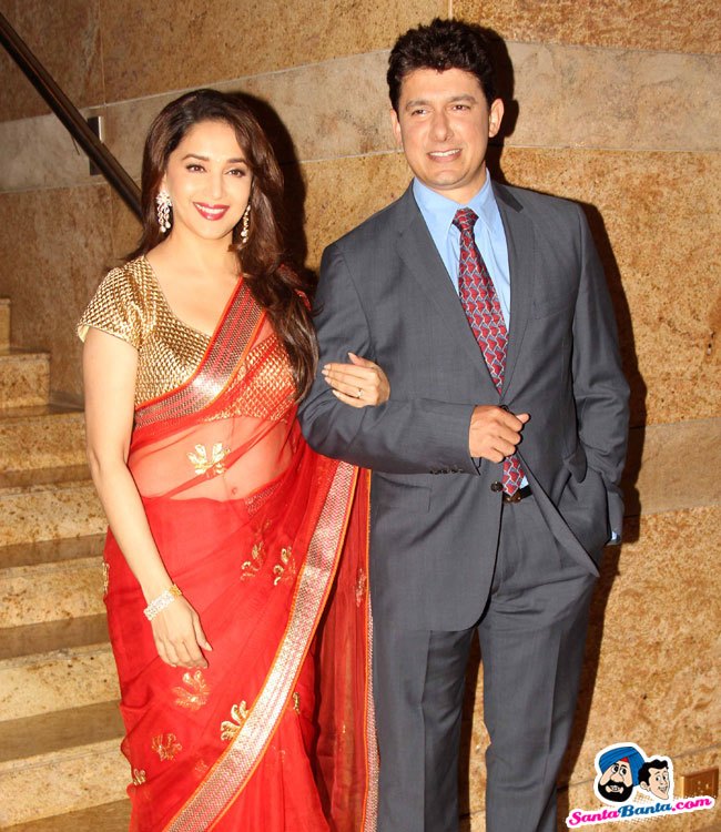 Preview Source - Madhuri Dixit With Her Husband , HD Wallpaper & Backgrounds