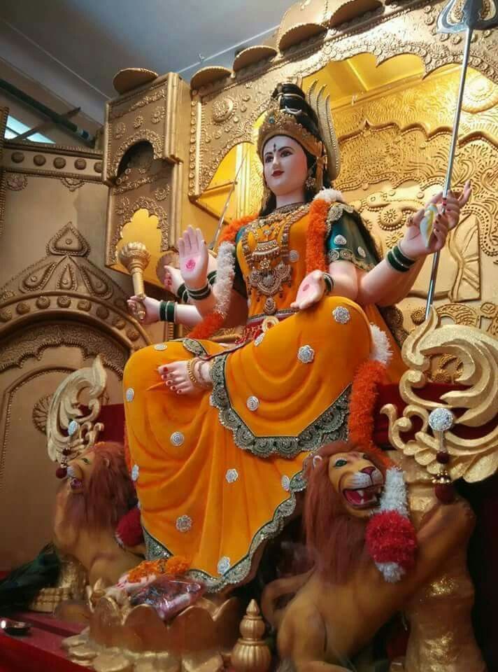 Maa Durga Shakti Maa - जय मातादी सुप्रभात , HD Wallpaper & Backgrounds