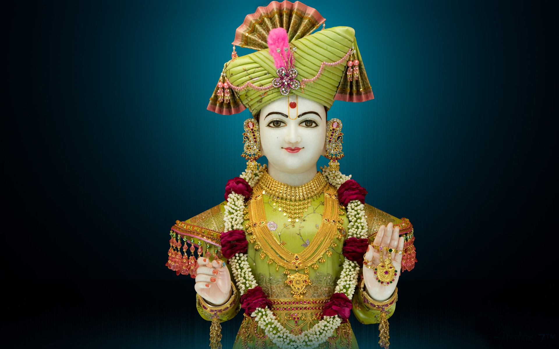 Download Wallpaper - Hd Images Of Lord Swaminarayan , HD Wallpaper & Backgrounds
