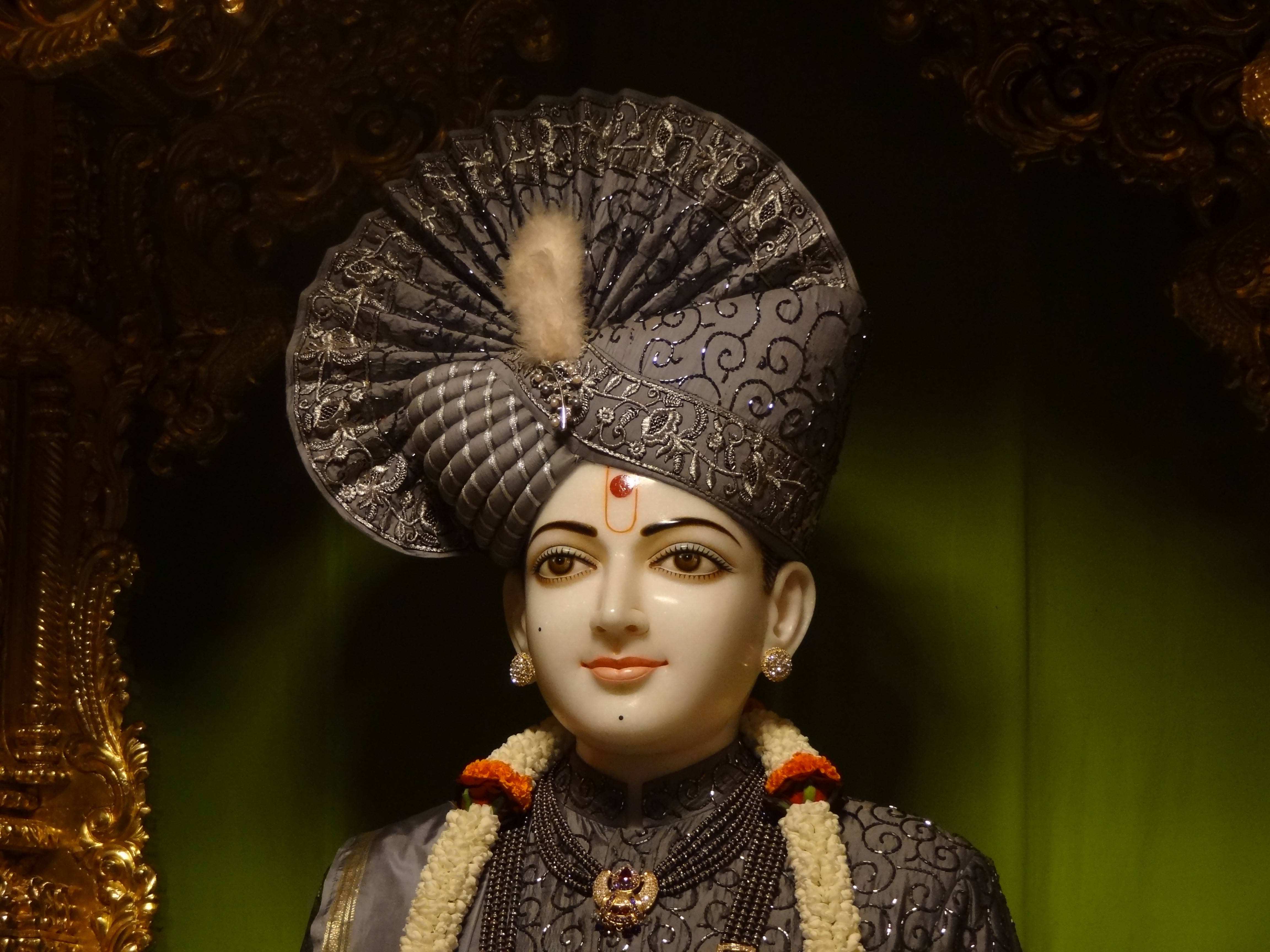 Shree Swaminarayan Mandir Vadtal - Full Hd Ghanshyam Maharaj Baps , HD Wallpaper & Backgrounds