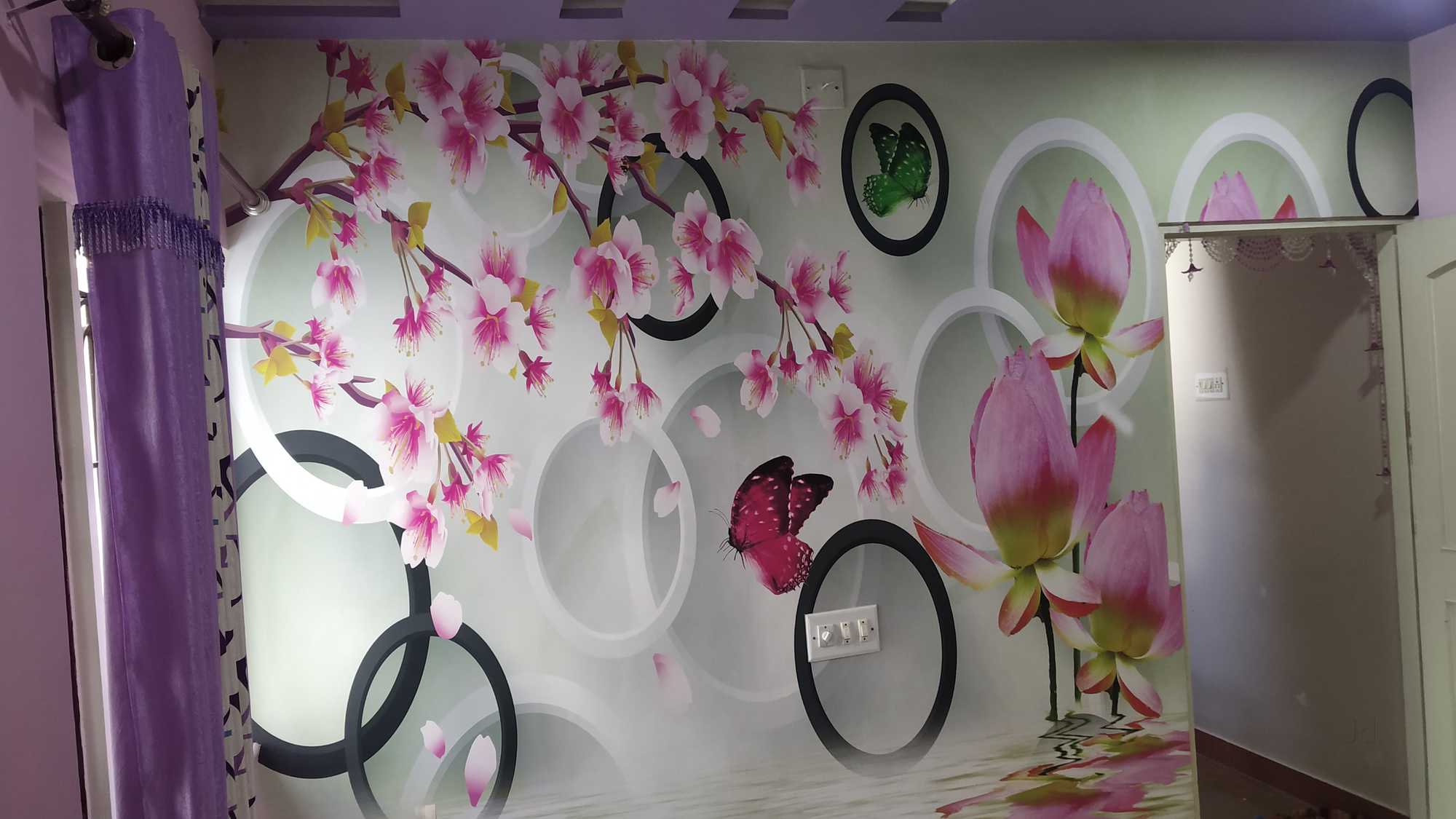 Pvc Wall Paper Dealers In Padana, Jamnagar - Moth Orchid , HD Wallpaper & Backgrounds