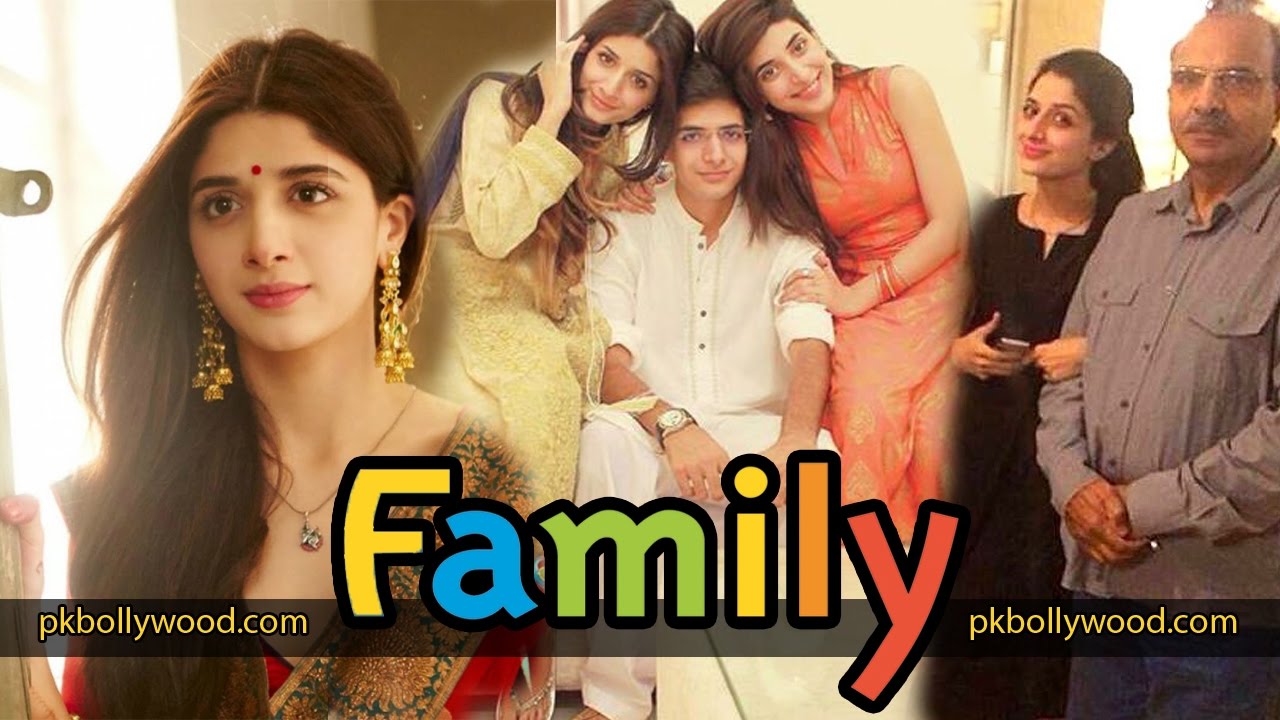 Mawra Hocane & Urwa Hocane With Father, Brother And - Urwa And Mawra Family , HD Wallpaper & Backgrounds