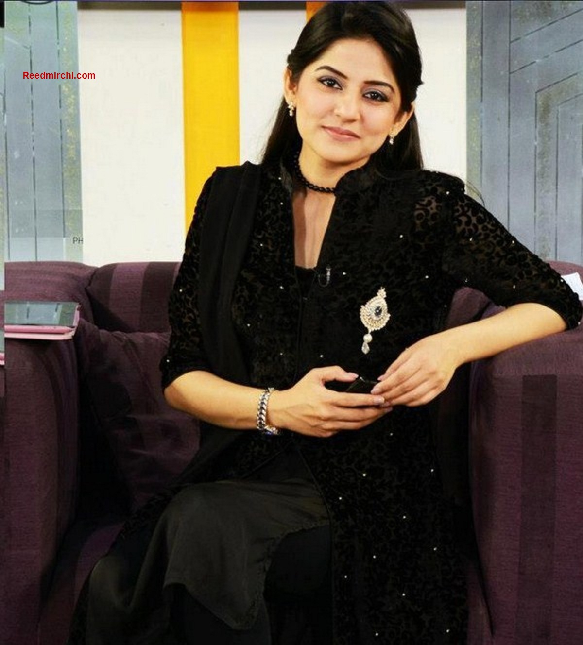 Sanam Baloch In Black Dress Wallpaper - Sanam Baloch In Black Frock , HD Wallpaper & Backgrounds